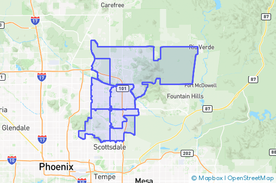 Service Area Map