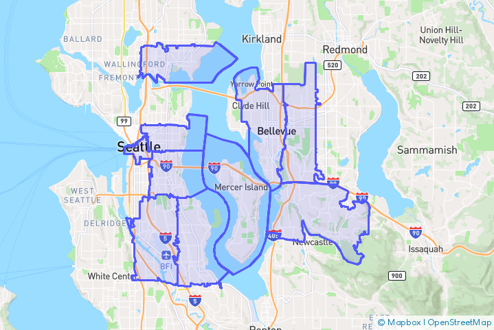 Service Area Map