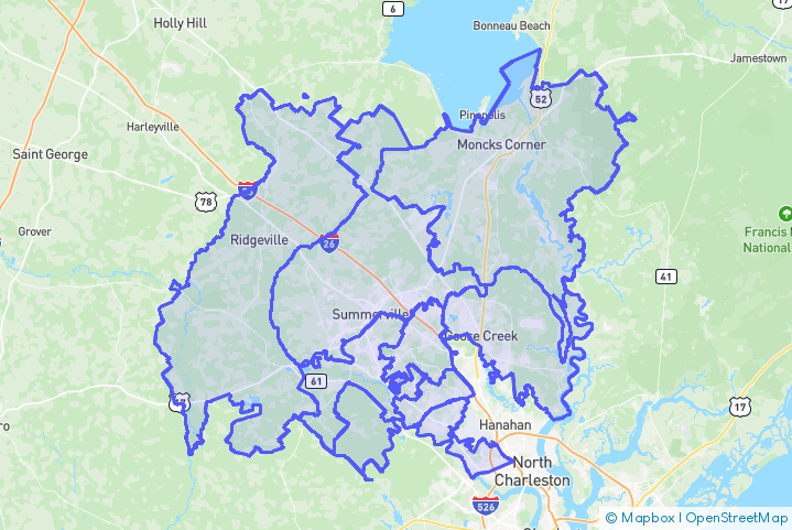 Service Area Map