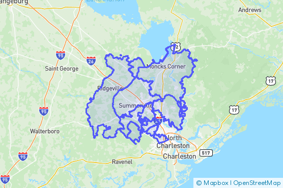 Service Area Map