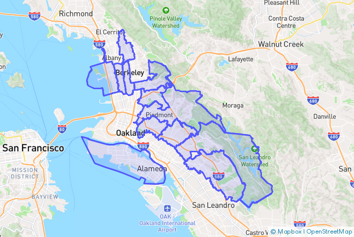 Service Area Map