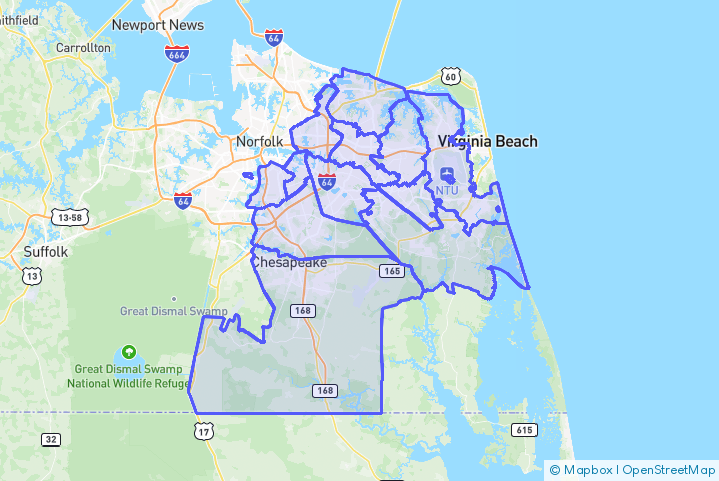 Service Area Map