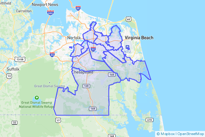 Service Area Map