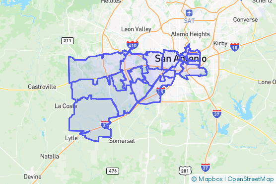 Service Area Map