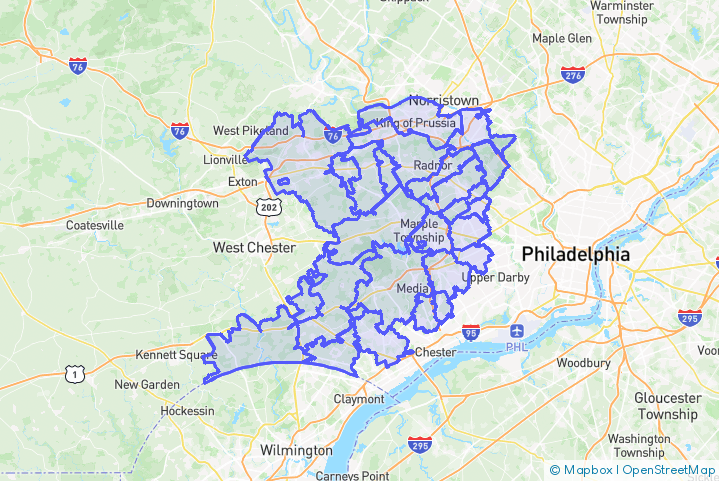 Service Area Map