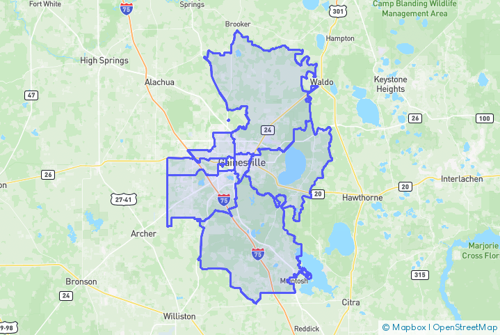 Service Area Map