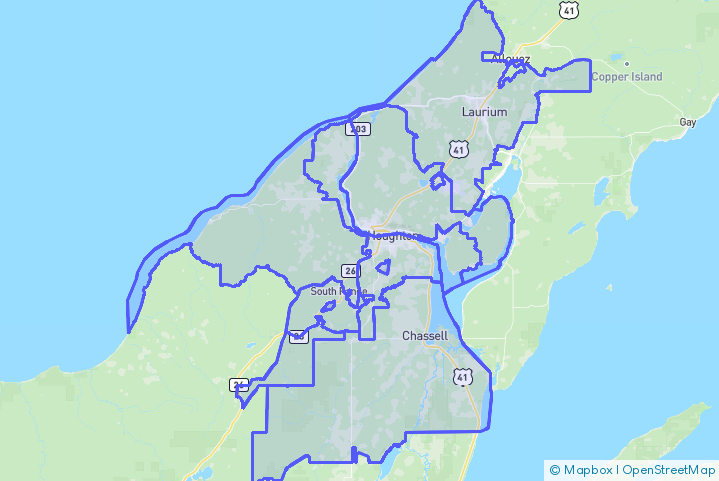 Service Area Map