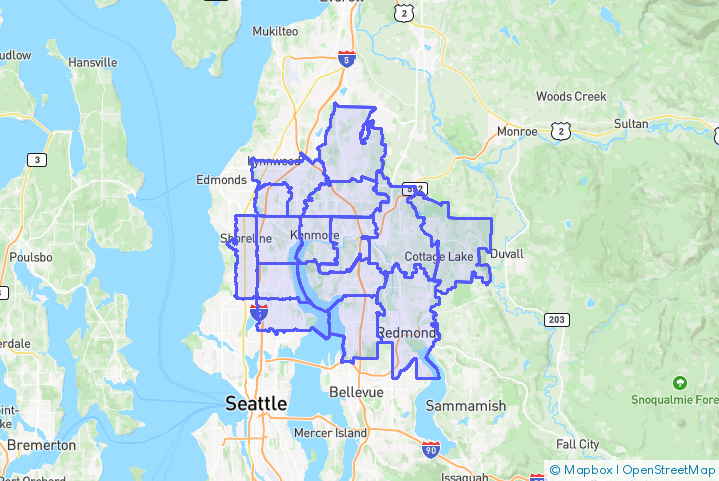 Service Area Map