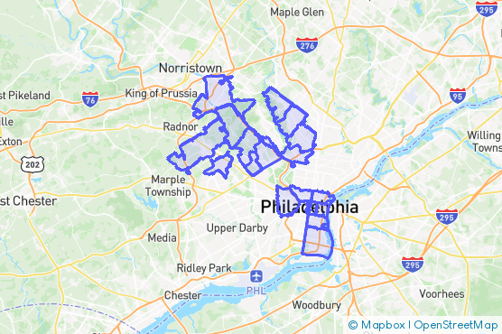 Service Area Map