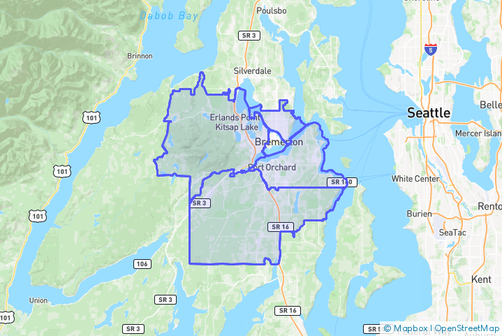 Service Area Map