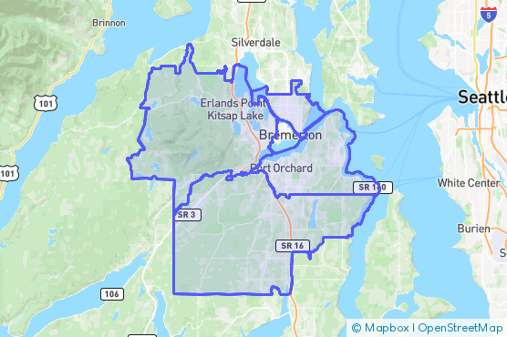 Service Area Map