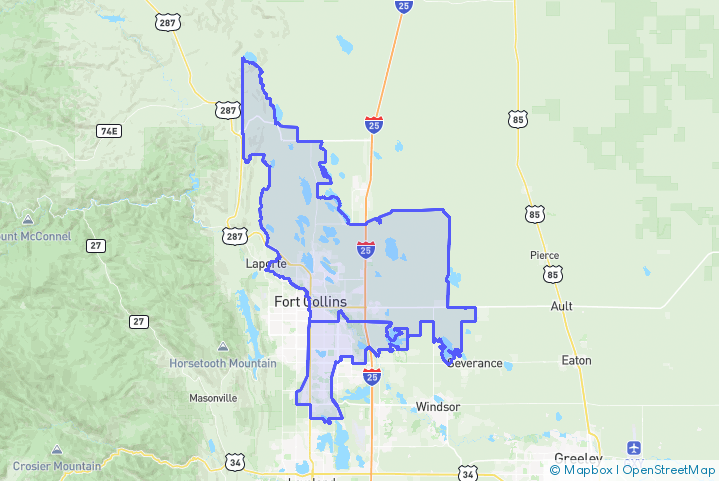 Service Area Map