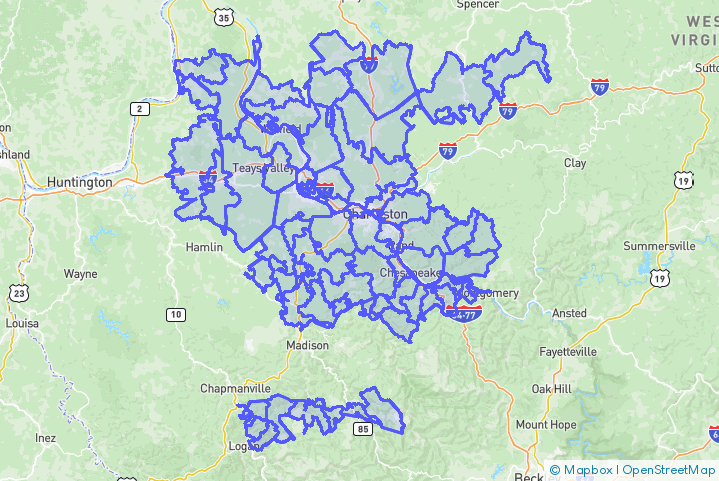 Service Area Map
