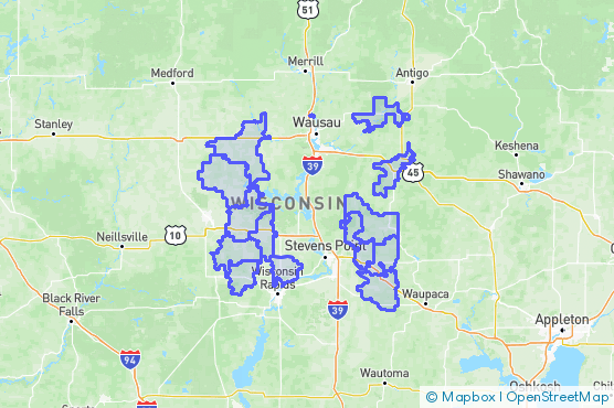 Service Area Map