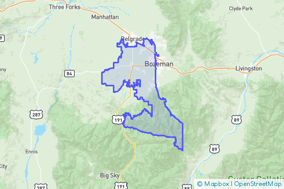 Service Area Map