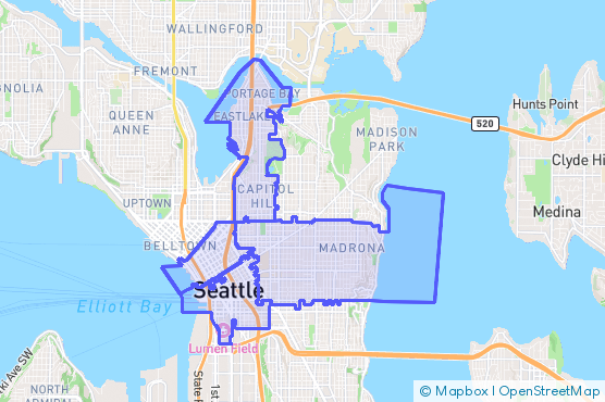 Service Area Map