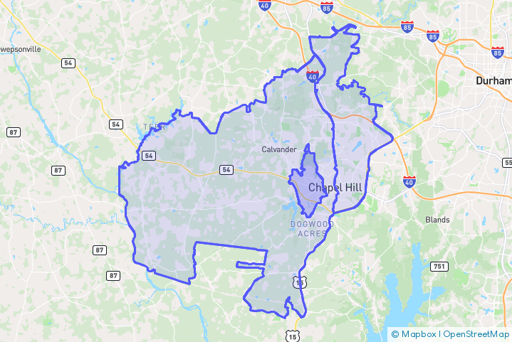 Service Area Map