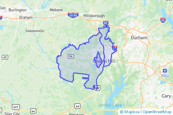 Service Area Map