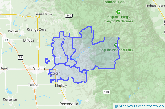 Service Area Map