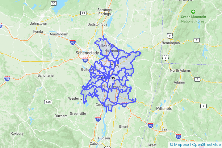 Service Area Map