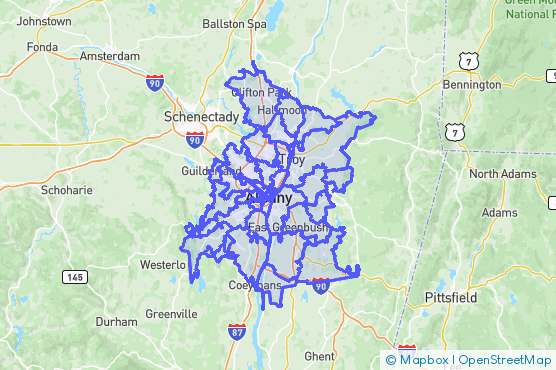 Service Area Map