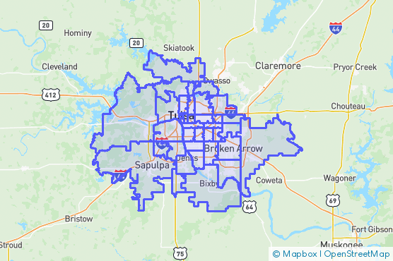 Service Area Map