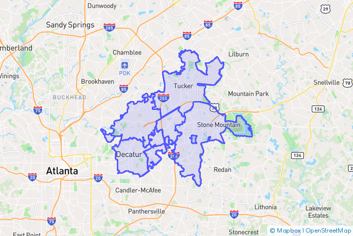 Service Area Map