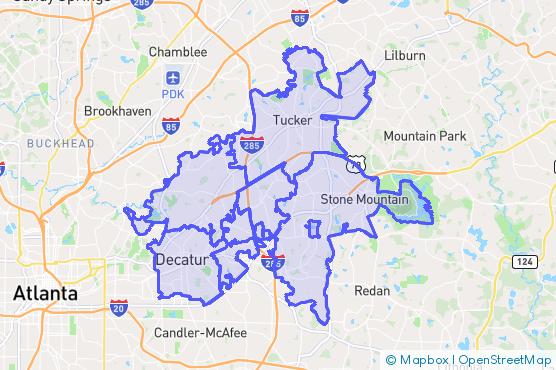 Service Area Map