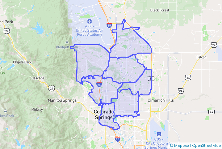 Service Area Map