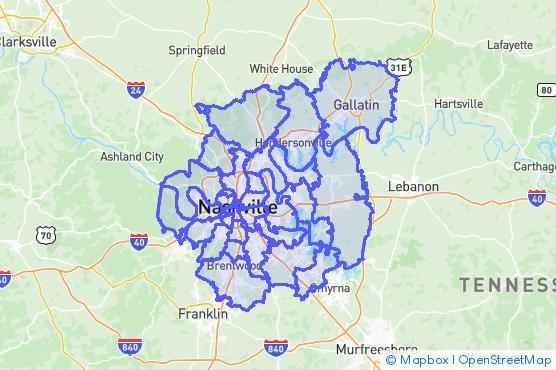 Service Area Map