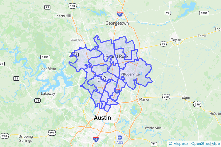 Service Area Map