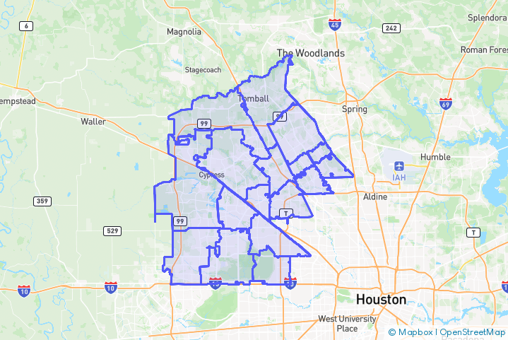 Service Area Map