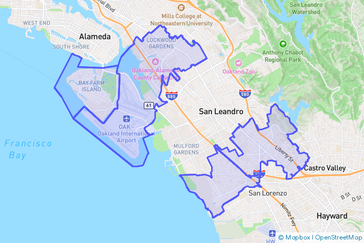 Service Area Map
