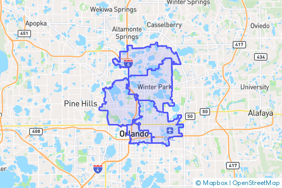 Service Area Map