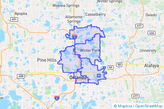 Service Area Map