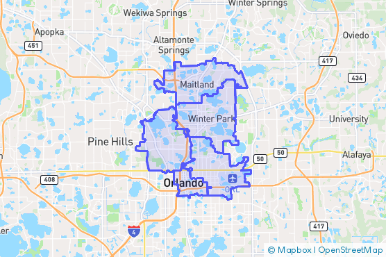 Service Area Map