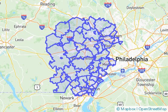 Service Area Map