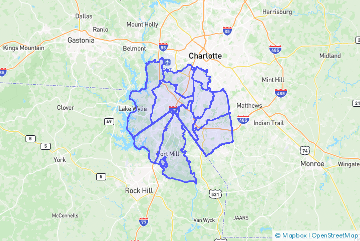 Service Area Map