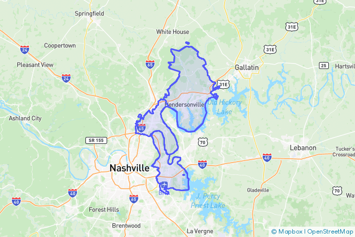 Service Area Map