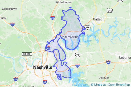 Service Area Map
