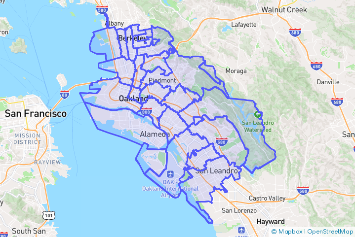 Service Area Map