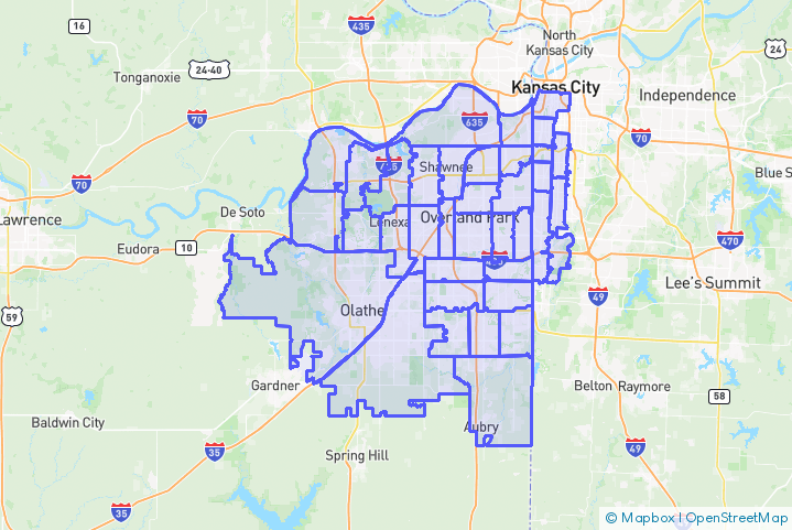Service Area Map