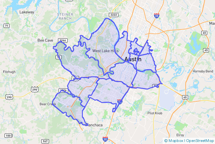 Service Area Map