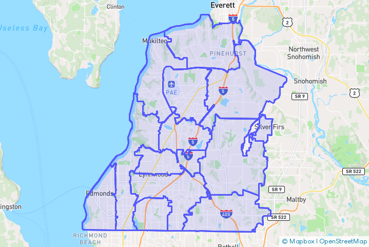 Service Area Map