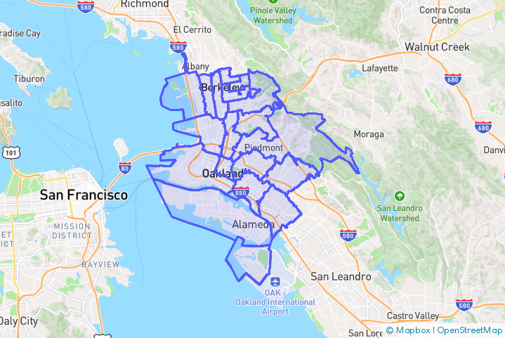 Service Area Map
