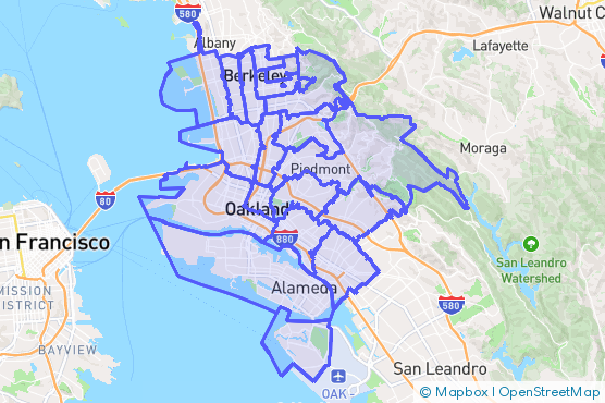 Service Area Map