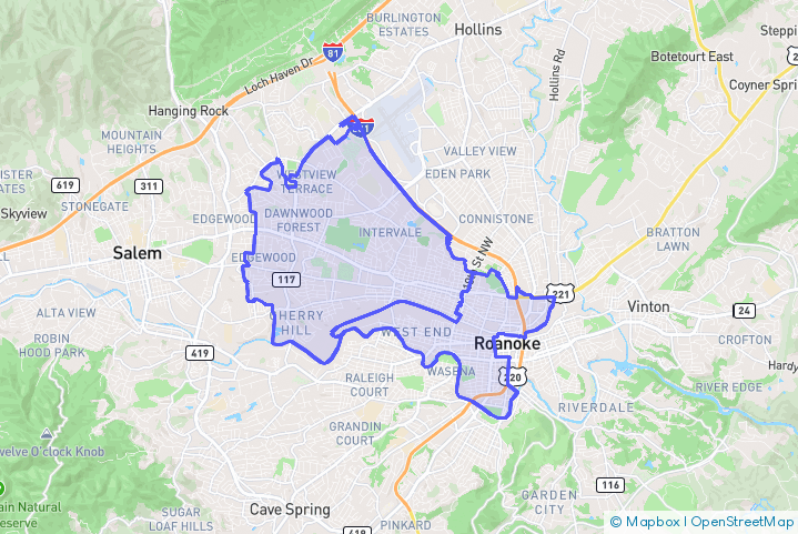Service Area Map