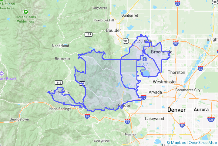 Service Area Map