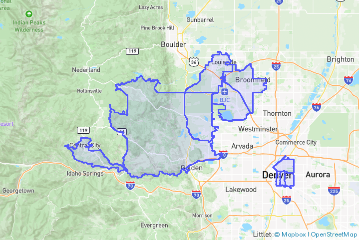 Service Area Map