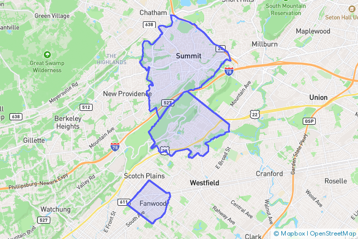 Service Area Map